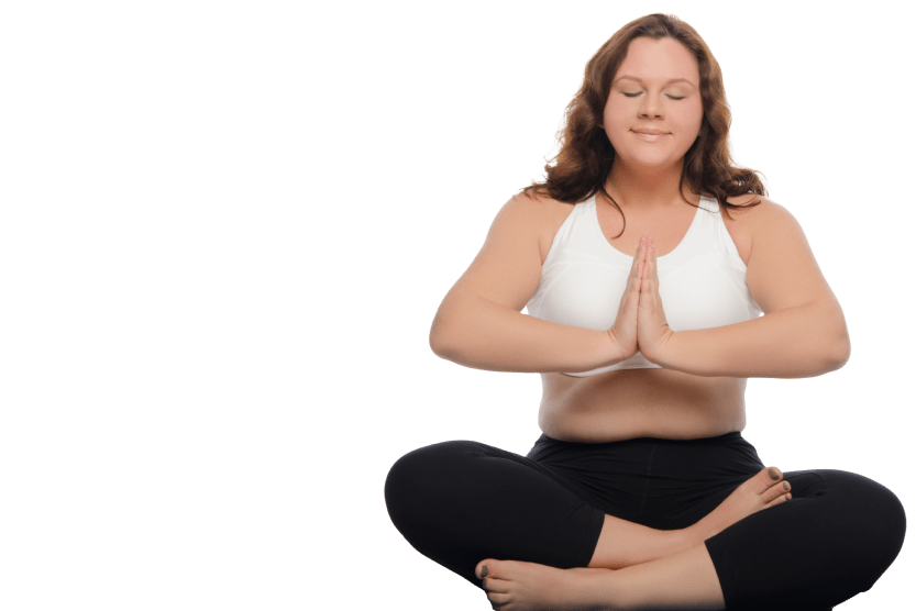Woman meditating
