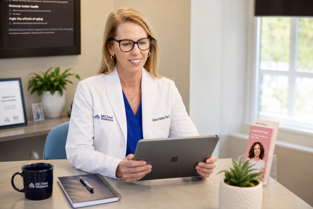Allison Mollet, PA-C analyzing results