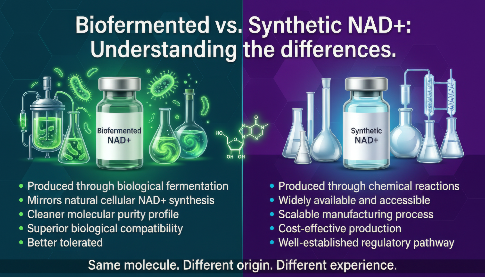 Biofermented vs. Synthetic NAD+: Which One Is Right for You?